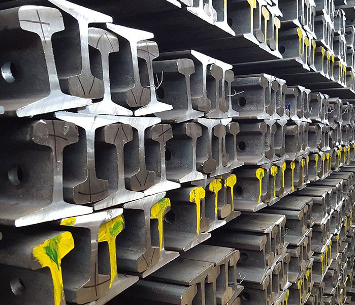 30kg light steel rail compressed